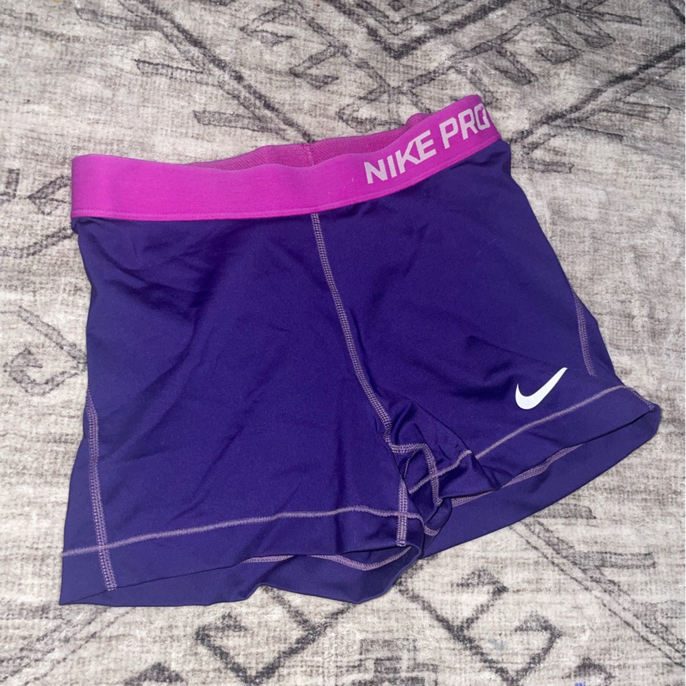 Nike Pro Pink & Purple Shorts